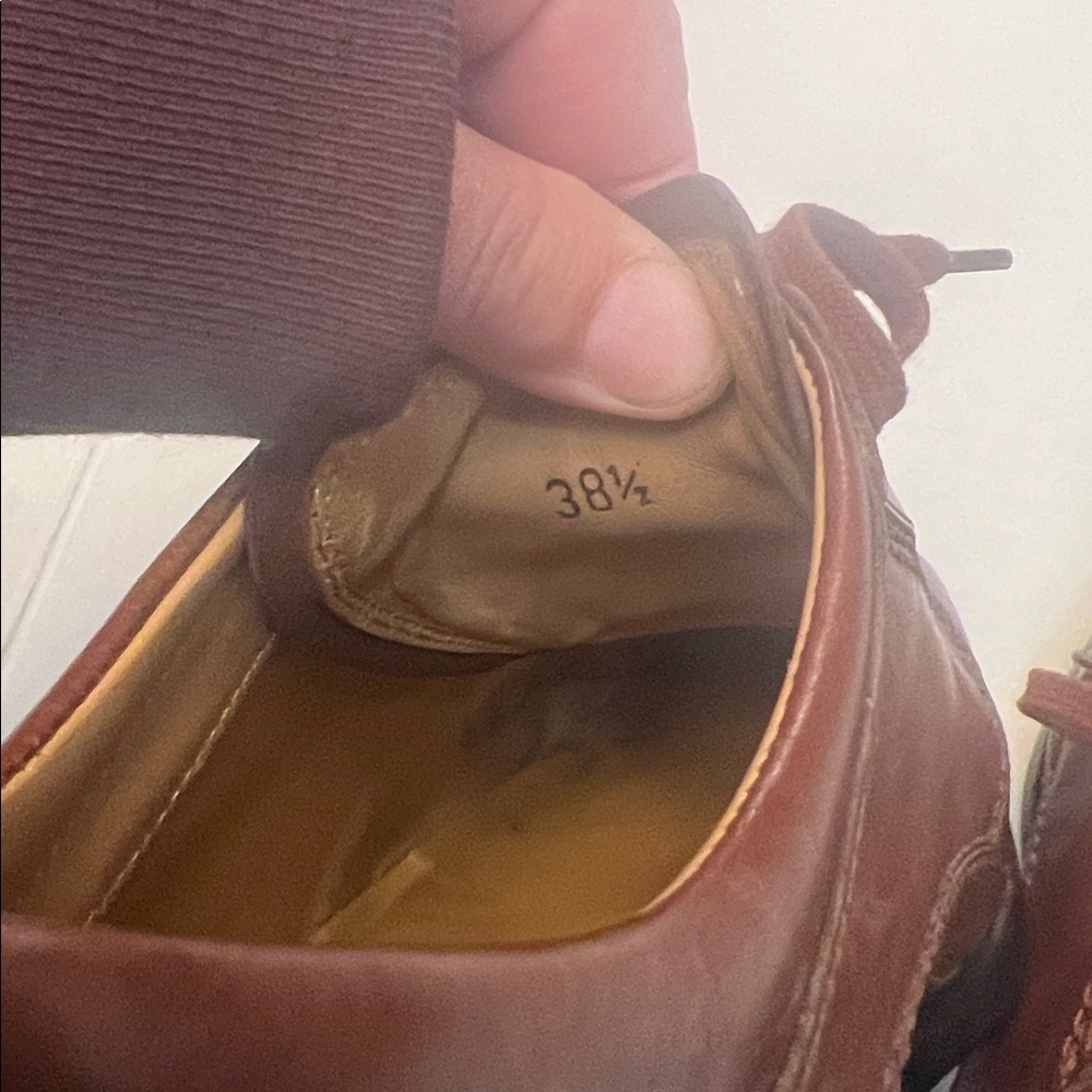 TOD’S WOMENS BROWN LEATHER DRIVING SHOES SIZE 38.5 - Picture 11 of 16